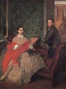 Edgar Degas M.et M Edmond Morbilli china oil painting reproduction